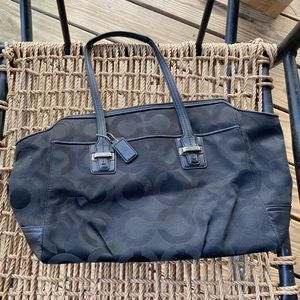 Black coach bag